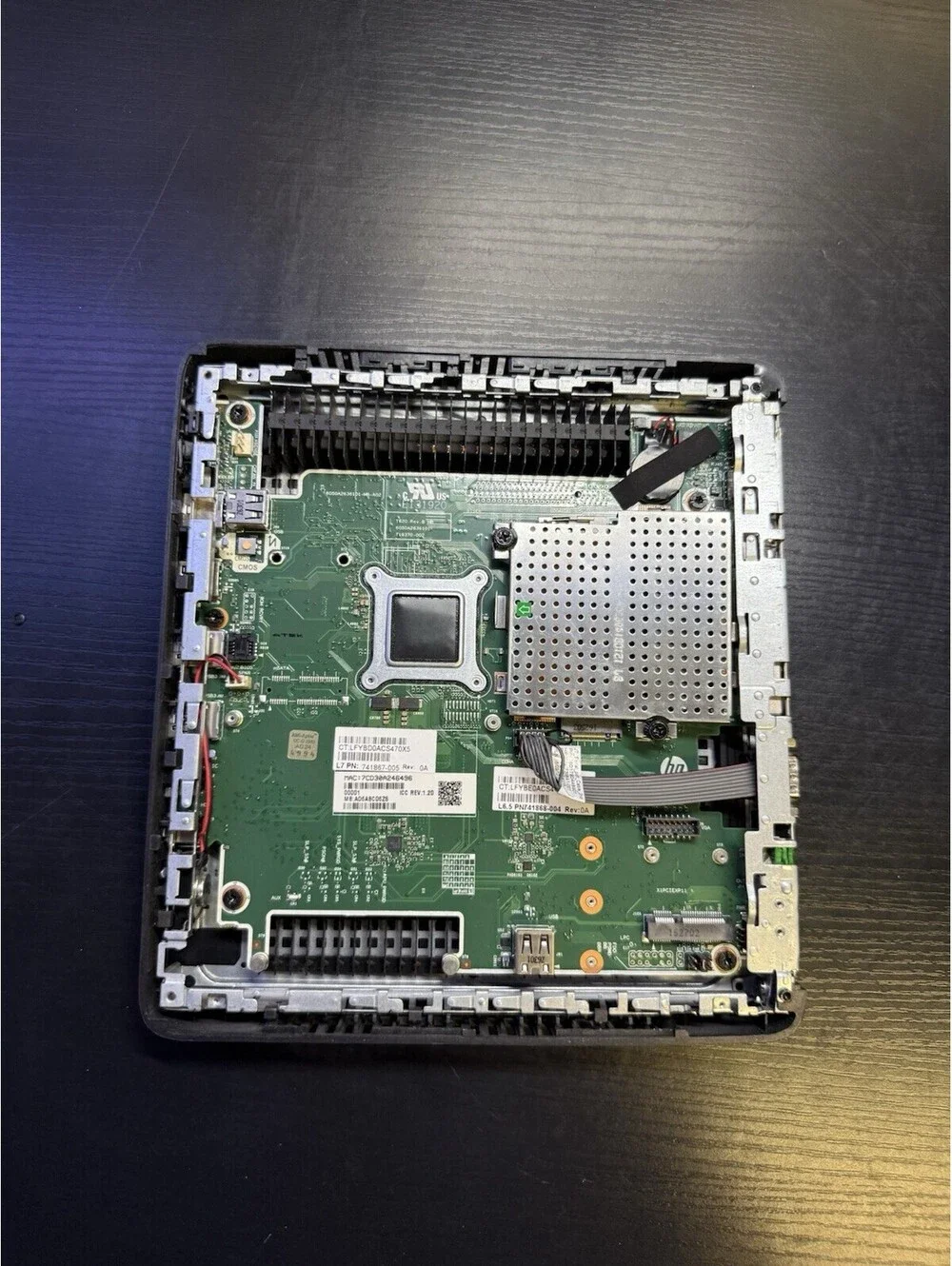 HP t620 Flexible Thin Client Motherboard & Inner Frame 741867-005 AS IS